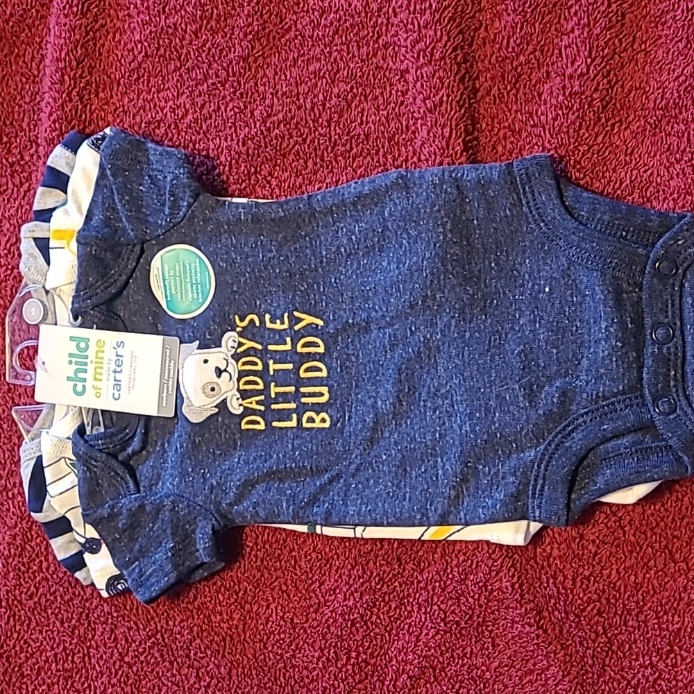 NB Carter's Oneies Set of 3